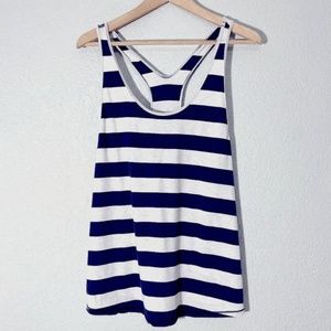🦊 Lululemon stripped racer back tank top